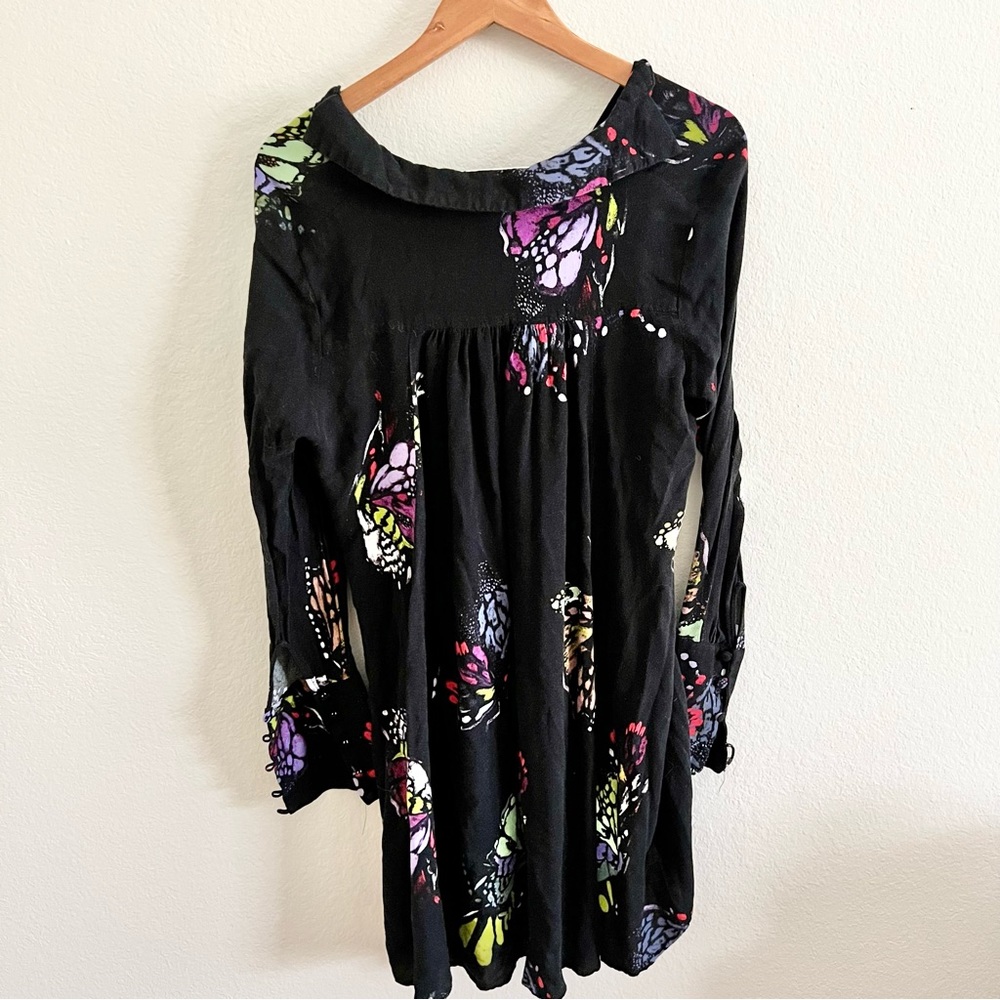 Free People Field of Butterflies Tunic Sz S - Picture 6 of 6